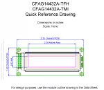 CFAG14432ATFHTT Mechanical Drawing CFAG14432ATFHTT Mechanical Drawing