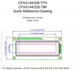 CFAG14432BTMITT Mechanical Drawing CFAG14432BTMITT Mechanical Drawing