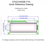 CFAG14432BYYHTT Mechanical Drawing CFAG14432BYYHTT Mechanical Drawing
