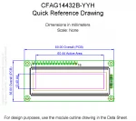 CFAG14432BYYHTT Mechanical Drawing CFAG14432BYYHTT Mechanical Drawing