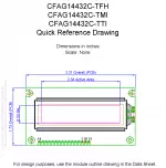 CFAG14432CTTITT Mechanical Drawing