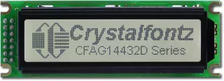 Gray 144x32 Sunlight Readable Graphic LCD (CFAG14432D-TFH-TT)