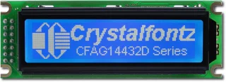 Blue on white 144x32 Graphic LCD (CFAG14432D-TMI-TT)