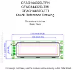 CFAG14432DTTITT Mechanical Drawing CFAG14432DTTITT Mechanical Drawing