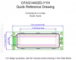 CFAG14432DYYHTT Mechanical Drawing CFAG14432DYYHTT Mechanical Drawing