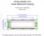 CFAG14432DYYHTT Mechanical Drawing CFAG14432DYYHTT Mechanical Drawing