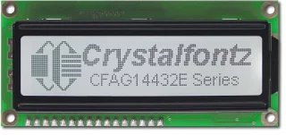 Gray Sunlight Readable 144x32 Graphic LCD (CFAG14432E-TFH-TT)