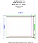 CFAG160128BTMITZ Mechanical Drawing