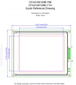 CFAG160128BTMITZ Mechanical Drawing