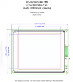 CFAG160128BTMITZ Mechanical Drawing