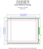 CFAG160128BYYHTZ Mechanical Drawing