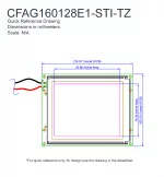 CFAG160128E1STITZ Mechanical Drawing