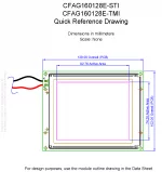CFAG160128ESTITZ Mechanical Drawing