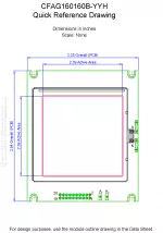 CFAG160160BYYHVU Mechanical Drawing