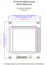 CFAG160160D5TFHVGB Mechanical Drawing