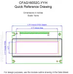 CFAG16032CYYHTT Mechanical Drawing