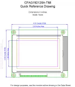 CFAG192128ATMITZ Mechanical Drawing