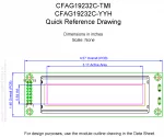 CFAG19232CTMITT Mechanical Drawing