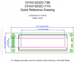 CFAG19232CTMITT Mechanical Drawing CFAG19232CTMITT Mechanical Drawing