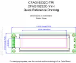 CFAG19232CTMITT Mechanical Drawing CFAG19232CTMITT Mechanical Drawing