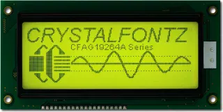 Yellow 192x64 3.9 Inch Graphic LCD (CFAG19264A-YYH-TN)