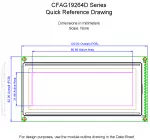 CFAG19264DTFHVN Mechanical Drawing CFAG19264DTFHVN Mechanical Drawing