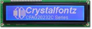 202x32 Parallel Graphic LCD (CFAG20232C-TMI-TT)