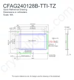 CFAG240128BTTITZ Mechanical Drawing