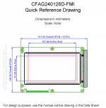 CFAG240128DFMIT Mechanical Drawing
