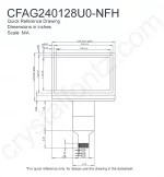 CFAG240128U0NFH Mechanical Drawing