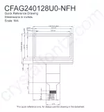 CFAG240128U0NFH Mechanical Drawing
