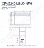 CFAG240128U0NFH Mechanical Drawing