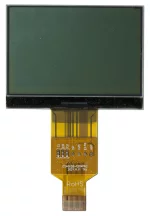 240x128 Monochrome Graphic LCD display, front view, powered off.