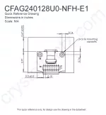 CFAG240128U0NFHE1 Mechanical Drawing