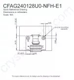 CFAG240128U0NFHE1 Mechanical Drawing