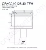 CFAG240128U0TFH Mechanical Drawing
