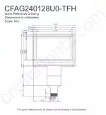 CFAG240128U0TFH Mechanical Drawing