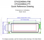 CFAG24064AFMITZ Mechanical Drawing