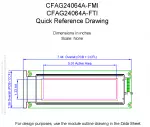 CFAG24064AFTITZ Mechanical Drawing