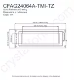 CFAG24064ATMITZ Mechanical Drawing CFAG24064ATMITZ Mechanical Drawing