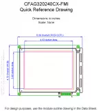 CFAG320240CXFMIT Mechanical Drawing CFAG320240CXFMIT Mechanical Drawing