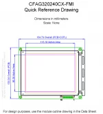 CFAG320240CXFMIT Mechanical Drawing
