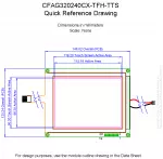 CFAG320240CXTFHTTS Mechanical Drawing