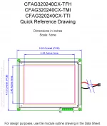 CFAG320240CXTTIT Mechanical Drawing