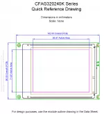 CFAG320240KTMITZ Mechanical Drawing CFAG320240KTMITZ Mechanical Drawing