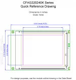 CFAG320240KYYHTZ Mechanical Drawing