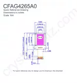 CFAG4265A0TFK Mechanical Drawing CFAG4265A0TFK Mechanical Drawing