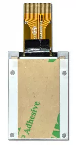 Back view of one inch graphic lcd display