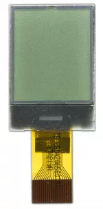 42x65 One inch LCD display, front view, turned off