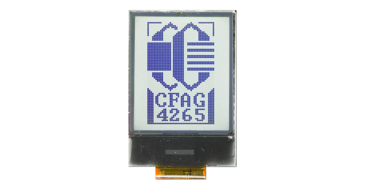 42x65 One Inch LCD Module from Crystalfontz